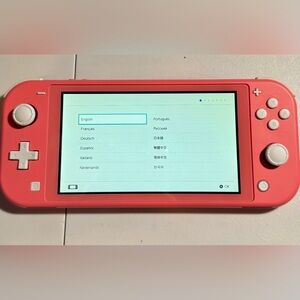 Nintendo Switch Lite Pink Handheld Console